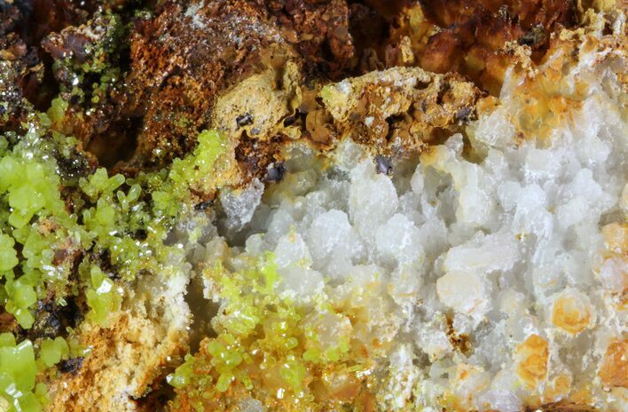 Pyromorphite Crystals on Quartz - China #63700